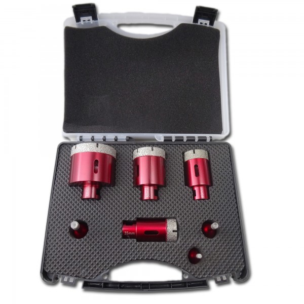 Diamant Hohlbohrer Set Ø6 8 10 35 40 50 68 mm super Premium-