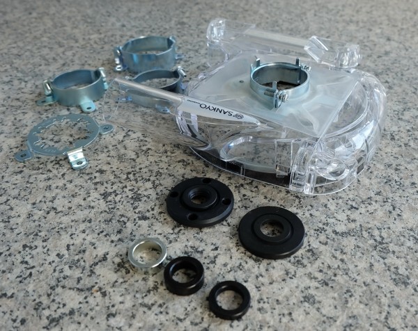 Staubabsaugung für Winkelschleifer Ø 125 Sankyo für alle Marken